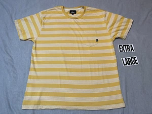Camisa de manga corta IM Imperial Motion para hombre talla XL - EXTRA GRANDE AMARILLA a rayas - Imagen 1 de 13