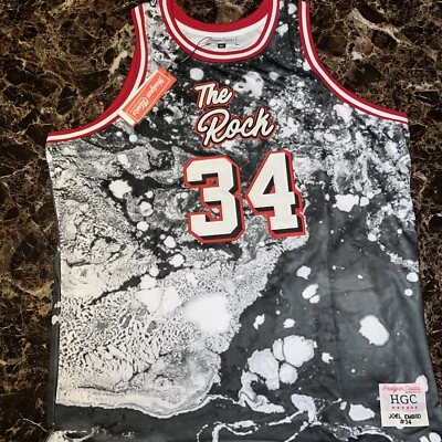 Camiseta deportiva alternativa Joel Embiid The Rock High School #34 clásicos/5XL leer Foto 1 de 4