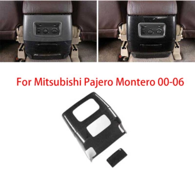 Panel de ventilación de salida de aire de fibra de carbono para Mitsubishi Pajero Montero 2000-2006 Foto 1 de 4