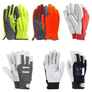 Lederhandschuhe Arbeitshandschuhe Montagehandschuhe Ziegenleder Handschuhe - Bild 1 von 6