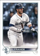 2022 Topps #327 Ty France Seattle Mariners MLB Baseball Card NM-MT