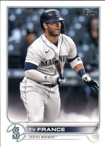 2022 Topps #327 Ty France Seattle Mariners MLB Baseball Card NM-MT
