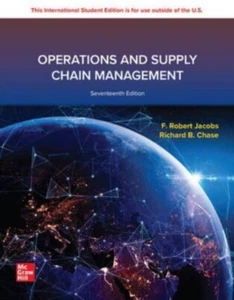Operations and Supply Chain Management ISE by Richard Chase NEW Paperback sof - Picture 1 of 1