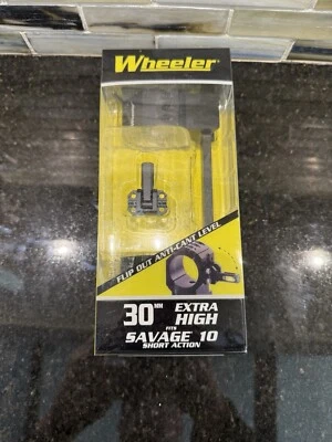 Wheeler 1-Piece Scope Mount 30 mm EXTRA HIGH fits Savage 10 Short Action - Image 1 of 4