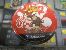 Donky Konga 2 Promotional Promo Button Pin Nintendo GameCube Rare!