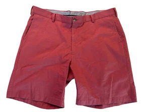 Peter Millar Golf Chino Shorts Pink Flat Front Men’s Size 38 - Picture 1 of 13