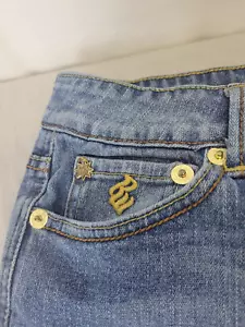 Roca Wear SIze 7 Jeans Gold Embroidery 5 Pocket Design - Picture 1 of 13
