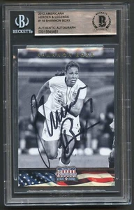 Shannon Boxx #114 signed autograph 2012 Panini Americana Heroes & Legends BAS - Picture 1 of 1