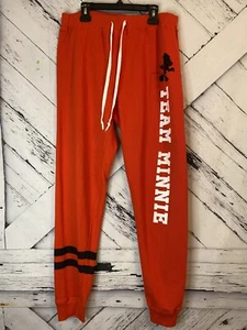 Disney Team Minnie Red Joggers Sweatpants Size XL - Picture 1 of 5
