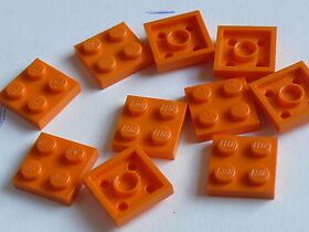LEGO 10 Plates Orange Set 4415 6112 5898 / 10 Orange Flat