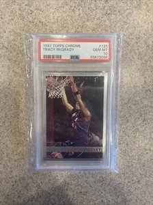 1997 TOPPS CHROME TRACY MCGRADY PSA 10 RC HOF - Picture 1 of 2