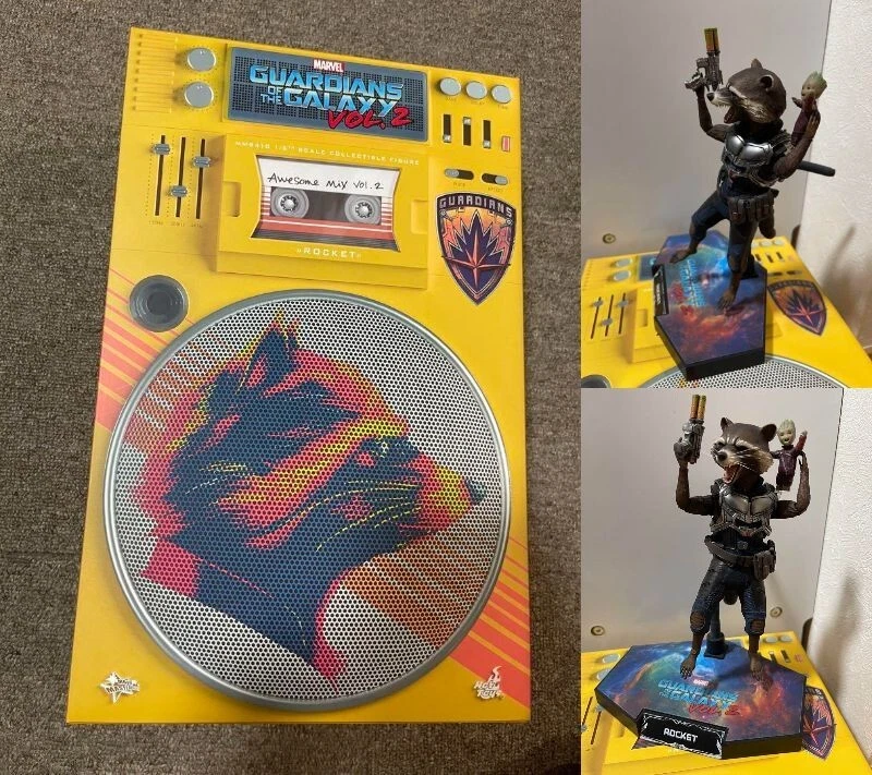 Cohete Hot Toys MMS410 Guardianes de la Galaxia 2 II versión normal usado raro Japón Foto 1 de 4
