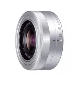 Panasonic H-FS12032 LUMIX G VARIO12-32mm F3.5-5.6 ASPH. MEGA O.I.S. Silver New - Picture 1 of 3