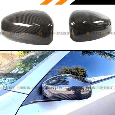 PARA INFINITI G35 CUPÉ 2003-2007 FIBRA DE CARBONO JDM TAPA ESPEJO RETROVISOR ADICIONAL DIRECTO Foto 1 de 4