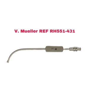 V. Mueller REF RH551-431, SINUS SUCTION TUBE LONG CURVE, 4 MM TIP - Picture 1 of 12