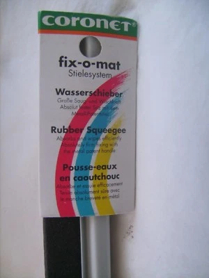 CORONET FIX-O-MAT Raclette pousse-eaux en caoutchouc Coronet système Fix-o-Mat 58 cm neuve emb.
