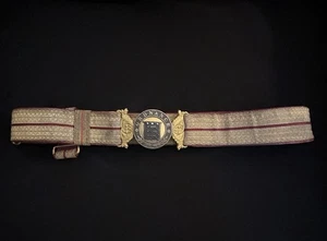 UNCOMMON! Victorian British Ordinance Officer Dress Parade Belt/Buckle - Picture 1 of 9
