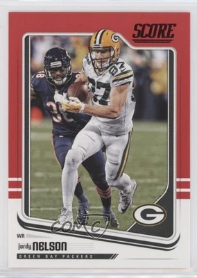 2018 Score Red Jordy Nelson #115 - Image 1 of 2