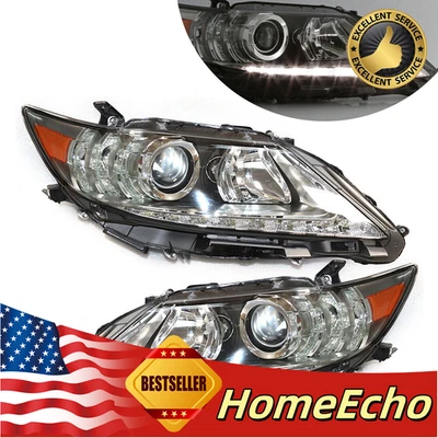 1 Pair Headlights For Lexus ES300h ES350 2013 2014 2015 LH+RH Halogen Headlamps Foto 1 de 4
