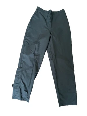 Pantalones de lluvia FootJoy DryJoys para mujer XL negros impermeables golf a prueba de viento concha FJ Foto 1 de 4