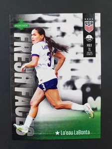 2025 Parkside USWNT Soccer - LO'EAU LABONTA, Fresh Faces USA Set Card #14 - Picture 1 of 2