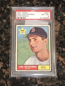 1961 Topps Carl Yastrzemski #287 Baseball Card PSA 8 - Picture 1 of 2