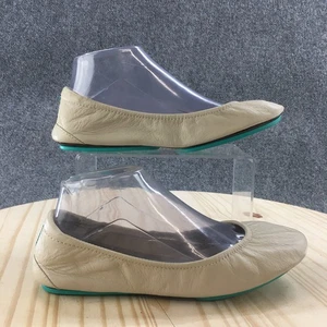 Zapatos Tieks by Gavrieli para mujer 8 planos de ballet beige sin cordones cómodos punta redonda - Imagen 1 de 16