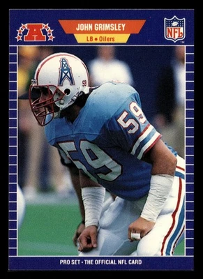 1989 Pro Set - John Grimsley #144 - Image 1 of 2