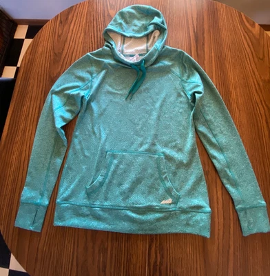 Hoodie Sweatshirt Junior Sport AVIA Turquoise Green Heather Pullover  Size Small - Image 1 of 4