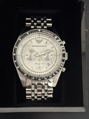 RELOJ HOMBRE EMPORIO ARMANI SPORTIVO AR6073 PLATA/NEGRO CRONÓGRAFO CUARZO Foto 1 de 4