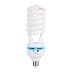 135W Light Bulb 5500K CFL Daylight Spiral Softbox Bulb in E27 Socket for Phot... - Picture 1 of 6