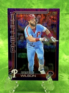 Weston Wilson - Purple Holo Foil /250 - 2025 Topps Series 2 #ALT-1 Phillies - Picture 1 of 11