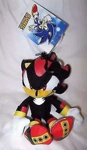 Shadow Sonic Plüschtier Taschenclip Schlüsselanhänger Münztasche Clip On 8 Zoll weicher Plüsch - Neu! - Bild 1 von 1