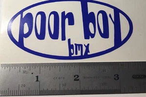 Old School BMX POBRE BOY Aero Max Número Placa Adhesivo GT HUTCH PK FA MCS JEFE - Imagen 1 de 1