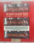 VINTAGE LIONEL 6-8582 SOUTHERN PACIFIC ALCO ABA DIESEL SET NEW IN BOX !!