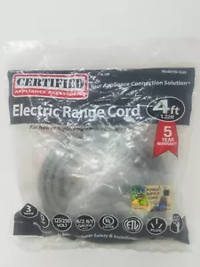 Certified Appliance Electric Range Cord 4 ft 50 Amp 125/250 Volt - Bild 1 von 5
