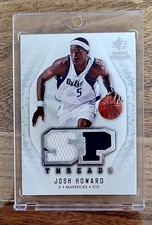 2008-09 SP Rookie Threads SP Threads Basketball Card #TJH Josh Howard Jersey