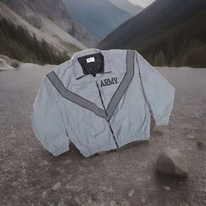 US Army Militär Physical Training Fitness PT Uniform Top Sweat Jacke DSCP USGI - Bild 1 von 11