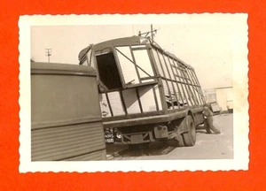 PHOTO / ACCIDENT CAMION UNIC LAUTARET 1960 - Imagen 1 de 2