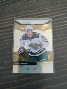 17-18 UD Trilogy Rookie Premiers 66 Luke Kunin /999 Minnesota Wild