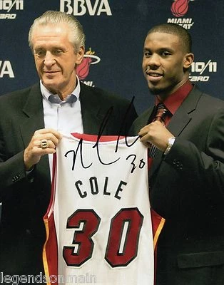 Norris Cole New Orleans Pelicans Autographed Signed 8x10 Photo LOM COA PH2938 - Изображение 1 из 2