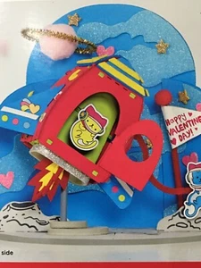 Creatology Valentine's Day Craft Kit Rocket Ship 109pc Foam Space Cat New ❤️ - Picture 1 of 4