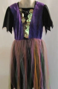 Rubie's lila und schwarzes Hexenkleid Kostüm Größe Medium - Bild 1 von 3