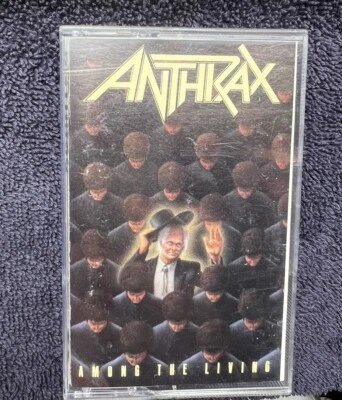 Anthrax Among the Living RARE original out of print cassette '87 - Image 1 of 4