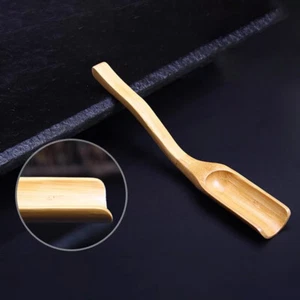 Chinese Kongfu Tea Scoop Wood/Bamboo Retro Style Natural Delicate Spoon Teaspoon - Picture 1 of 17