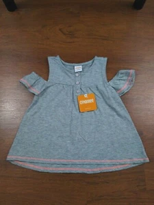 Blusa 3T Gymboree Gris Hombro Frío Top Costuras Melocotón Niñas NUEVO CON ETIQUETAS  - Imagen 1 de 12