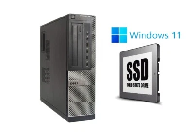 WINDOW 11 COMPUTER DELL OptiPlex 790 Desktop Intel Core i3 RAM 8GB 256GB SSD  - Image 1 of 2