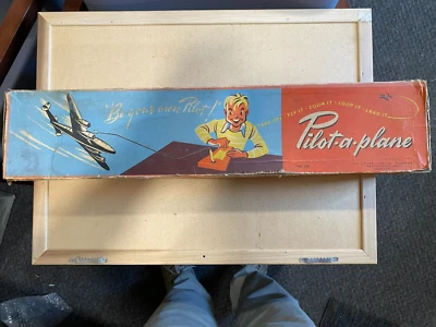 PILOT-A-PLANE de colección de Ripley Toy Co/.  Instrucciones y caja original: envío gratuito Foto 1 de 4