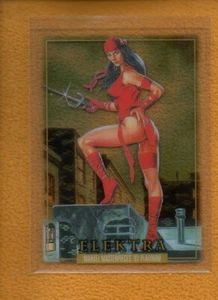 Elektra 2024 SkyBox Marvel Masterpieces ’92 Platinum Clear Cut #22 - Picture 1 of 2