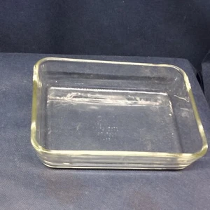 Pyrex Clear Glass Rectangle 3 Cup Baking Dish/Ovenware #7210 Made USA - Picture 1 of 4
